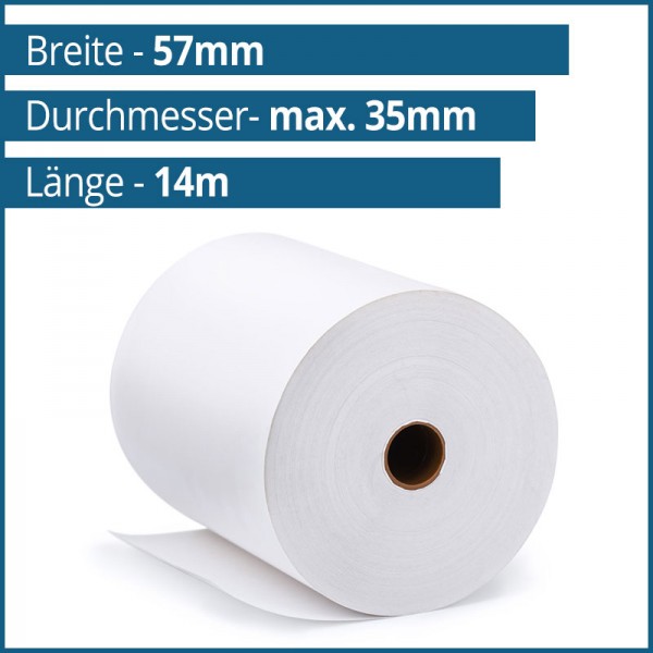 Thermorolle 57mm 14m Lang BPA Frei